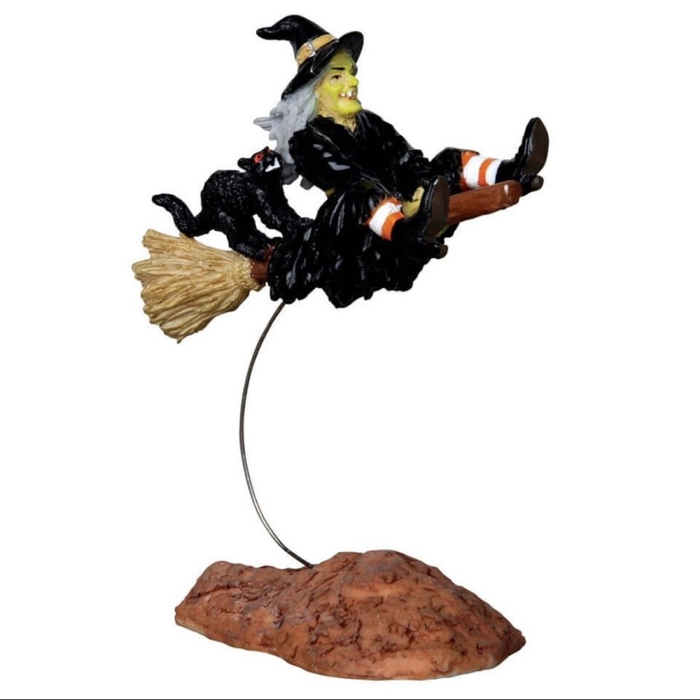 Lemax spooky town witch on the go